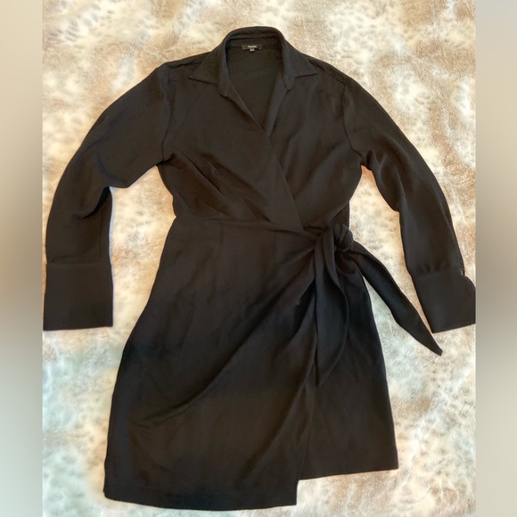 Mossimo Dutti Black Wrap Dress - Picture 1 of 7